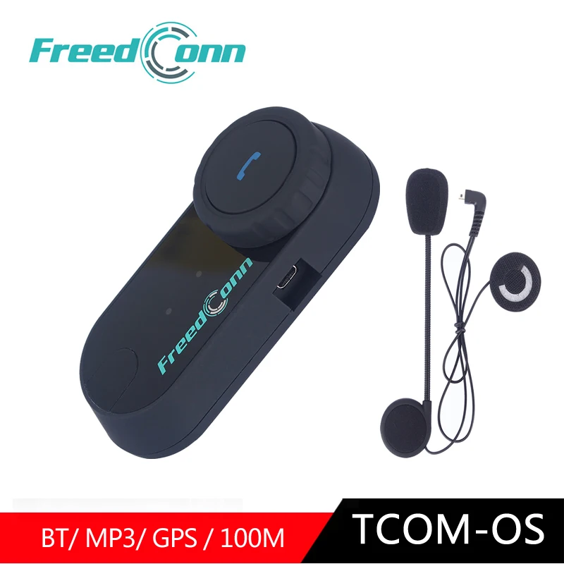 FreedConn TCOM-OS домофон для шлема мотоцикла Bluetooth мотобайк гарнитура домофон 100 м gps шлем Intercomunicador беспроводной