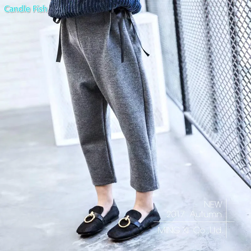 2018 новая зимняя детская одежда детские штаны для девочек шерстяные колготки