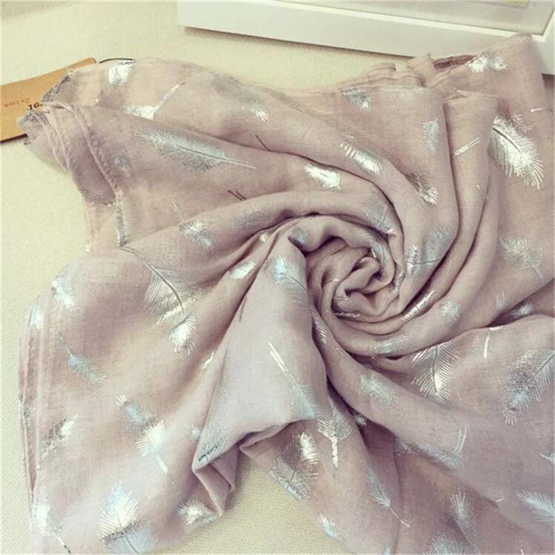 200*80 см перо узор серебряное покрытие длинный шарф и шали негабаритных шлейф