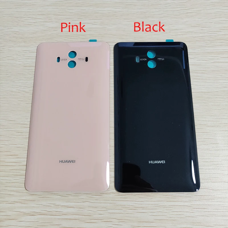 100% оригинал HUAWEI Mate 10 задняя крышка корпуса Mate10 стеклянная Задняя батареи чехол