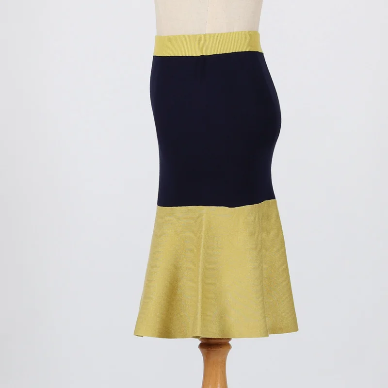 H Han Queen Новинка Осень Зима Vestido Нерегулярные Длинные платья Русалочки для работы