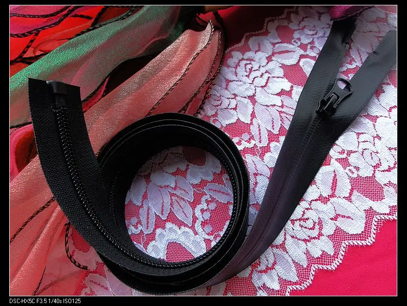 5 # Водонепроницаемая нейлоновая молния на молнии для верхней одежды сумки 60 см 80