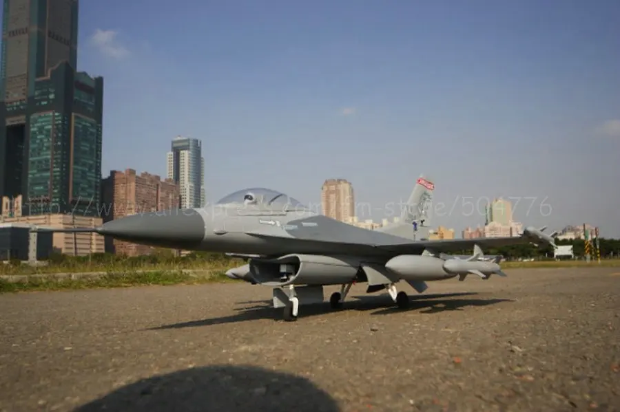 Пульт дистанционного управления f16 PNP версия 8 каналов 70 мм EDF jet RC самолет серый rc F-16