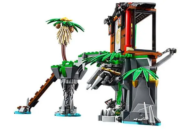 Bela 10461 ninjagoo Tiger widoe ostrov Spinjitzu Nya Cole Sensei Wu строительные блоки кирпичи Игрушка совместима с 70604
