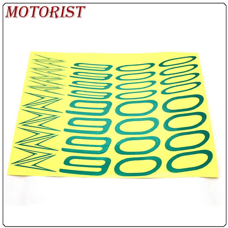8 X индивидуальные наклейки с внутренним ободом светоотражающие на колеса полосы