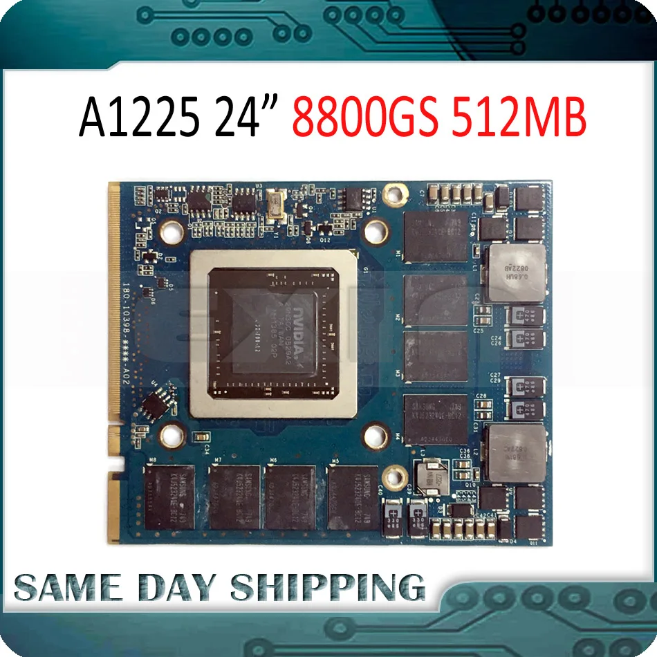 Видеокарта 661 4664 8800GS 512 Мб Для iMac A1225 24 дюйма 2008 без радиатора 180 10398 0005 A04 0000 A02| |
