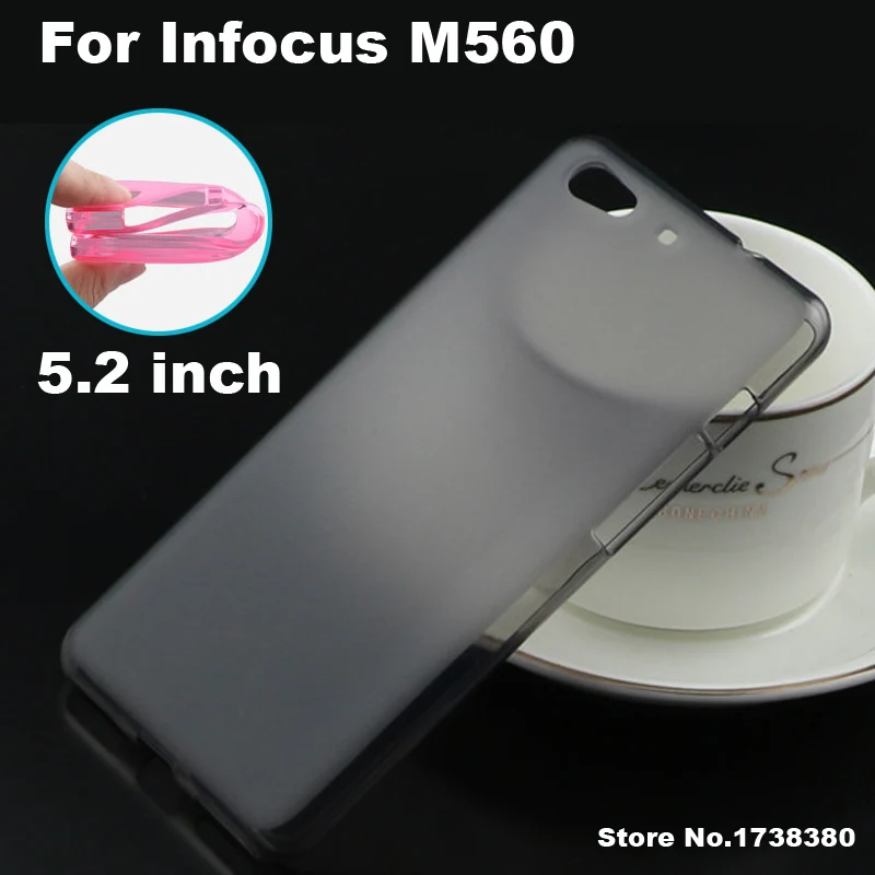 Чехол для Infocus M560 матовый из ТПУ мягкий чехол телефона M808 задняя крышка (5 2