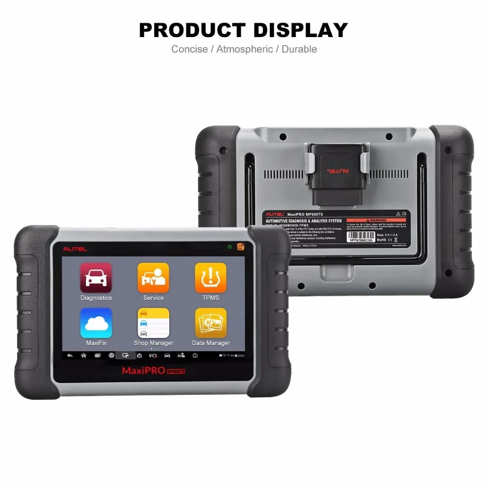 AUTEL MaxiPRO MP808TS OBD2 сканер автомобильный диагностический инструмент ПП давления