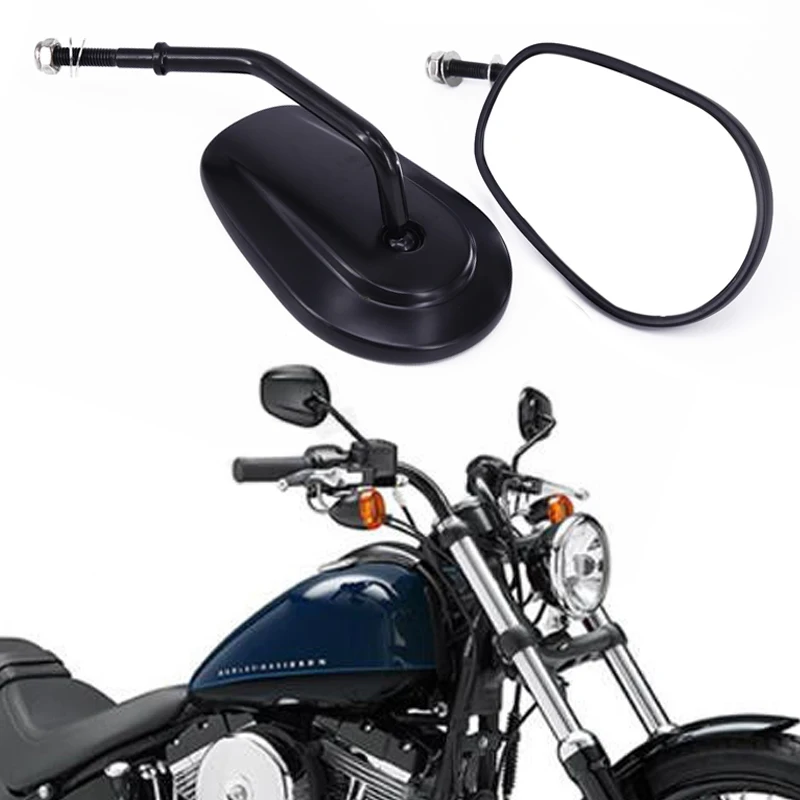 Мотоцикл мотобайк боковые зеркала заднего вида для Harley Sportster Heritage Softail Dyna Замена боковые Горячие 2 шт