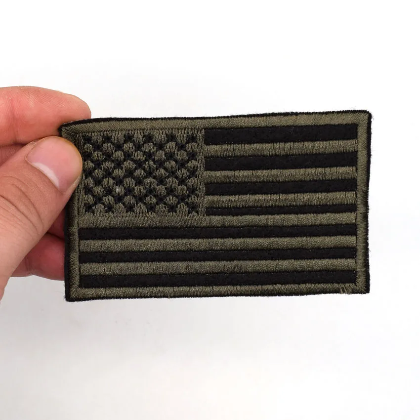 2 шт. США американский флаг нашивка с вышитым логотипом пришивная железная аппликация значок крутая куртка