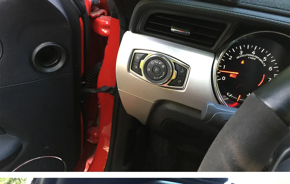 Подходит для FORD MUSTANG 2015-2017 внутренняя чаша с ручками детали украшения интерьера: