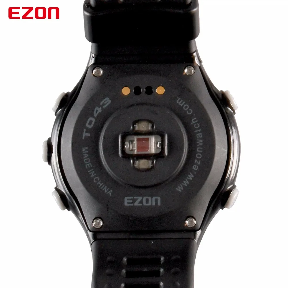 Умные часы EZON T043 с оптическим датчиком пульсометром фитнесом цифровым шагомером