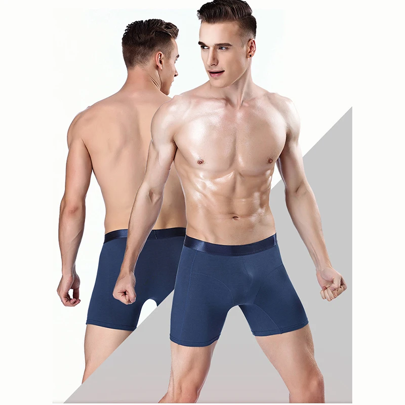 Cueca мужские боксеры 365 Длинные нижнее белье хлопковые трусы CP07 | Мужская одежда