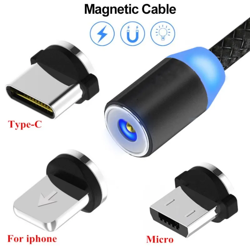 Магнитный зарядный кабель Type C Micro USB для Samsung Galaxy S10 S8 S9 Plus S7 Note 9 A90 A70 A5 A7 J5 2017 A6 A8