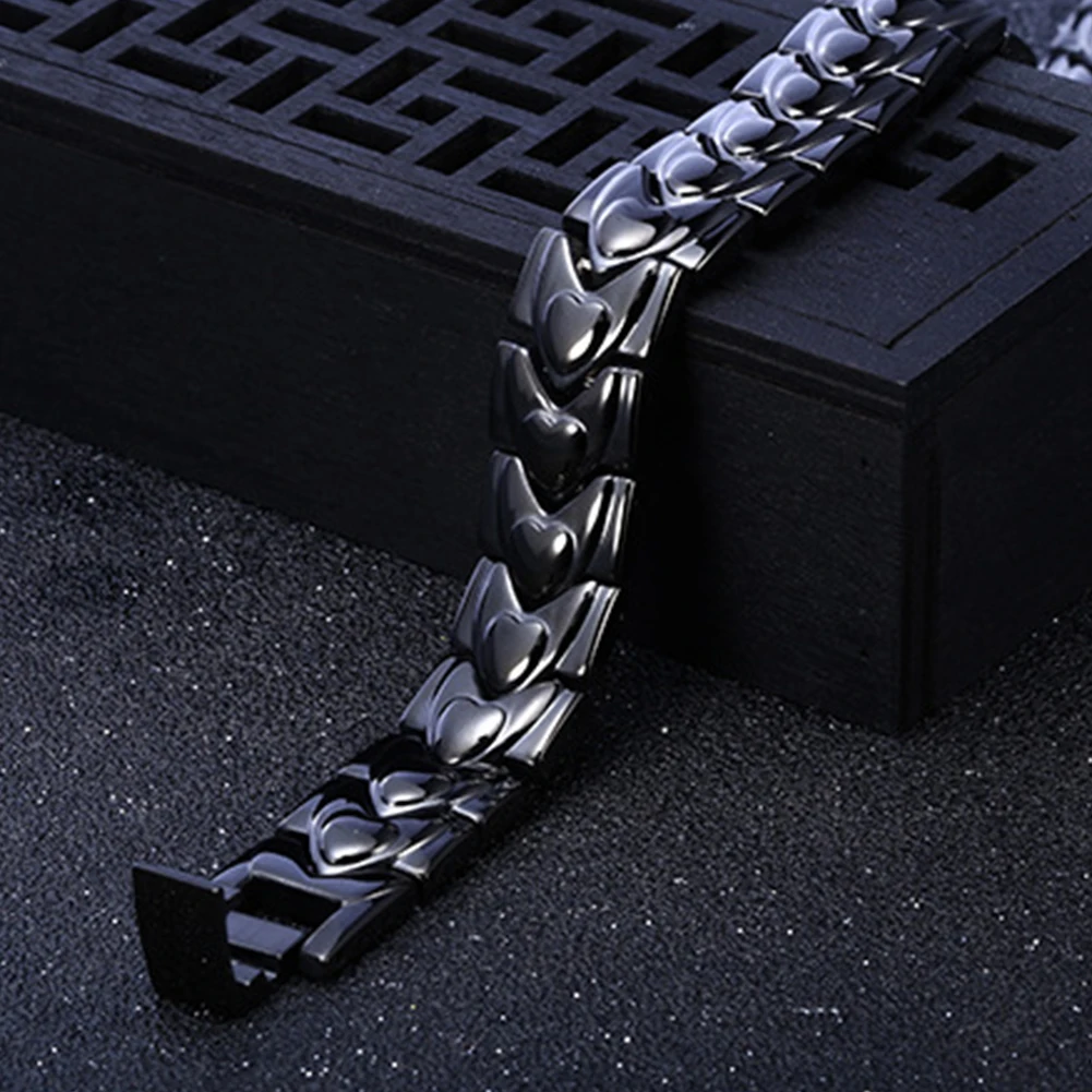 Мужские титан супер сильный браслет для магнитотерапии био оздоровительный