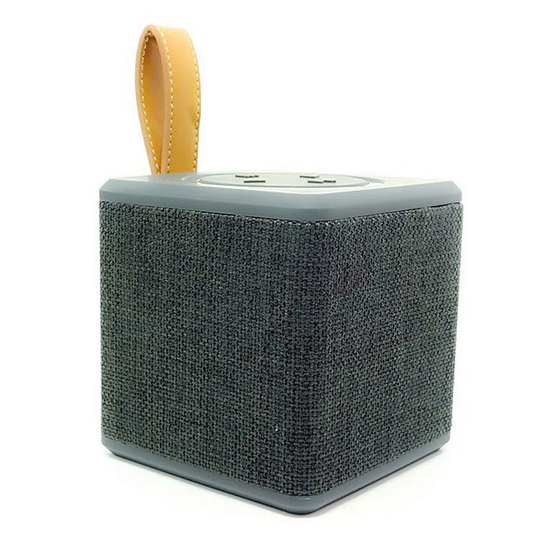 Квадратный Bluetooth Динамик мини Ткань ручной Портативный FM Redio музыкальный центр