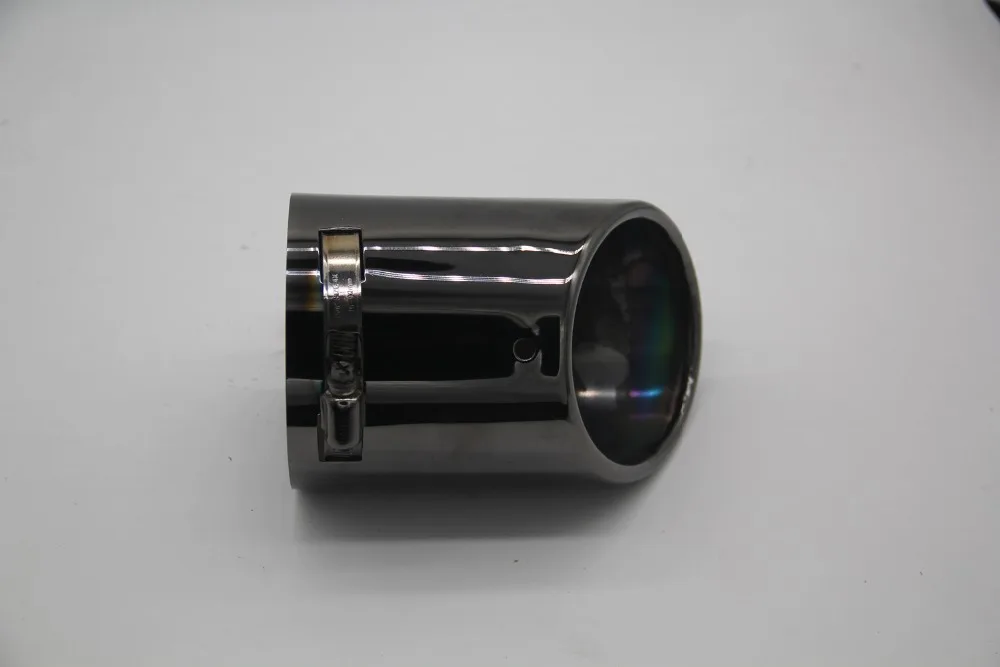 1 шт. хромированный глушитель для выхлопной трубы 100 мм | Автомобили и мотоциклы