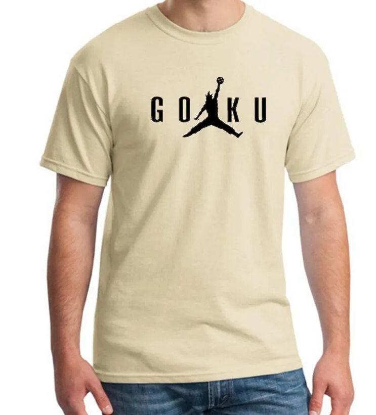 Japan Anime Dragon Ball Z T Shirt Summer Men Short Sleeve Cotton Son Goku Air Tee | Мужская одежда