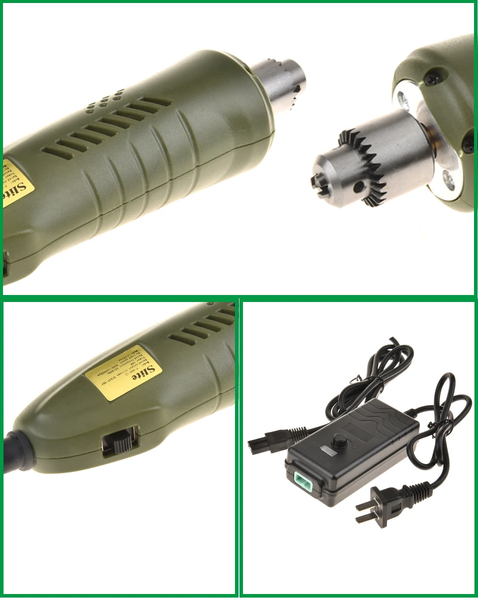 Slite Мини электрическая дрель шлифовальный станок с переменной скоростью Dremel аксессуары роторный инструмент гравер резной набор инструментов заточка кН