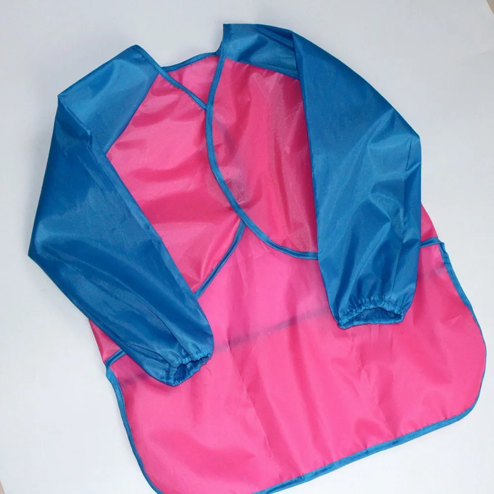 Защитный чехол для одежды с длинным рукавом 3 кармана фартук рисования