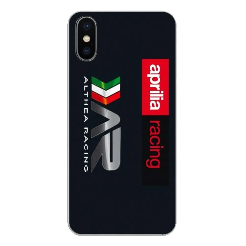 Aprilia гоночный мотоцикл логотип прозрачный мягкий чехол Чехлы для iPod Touch iPhone 4 4S 5 5S