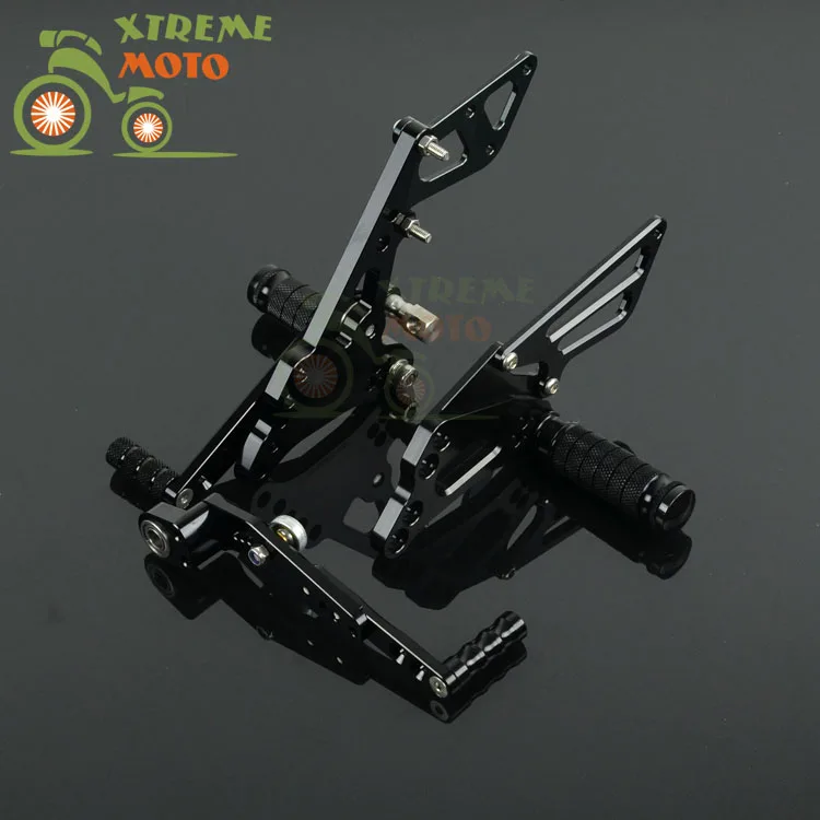 

Motorcycle CNC Adjustable Motorcycle Billet Foot Pegs Pedals Rest For SUZUKI GSXR600 GSXR750 2011-2015 11 12 13 14 15