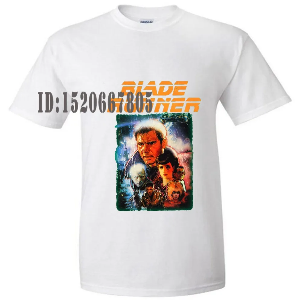 Blade Runner хлопок o образным вырезом футболки модные Летний стиль Фитнес брендовые