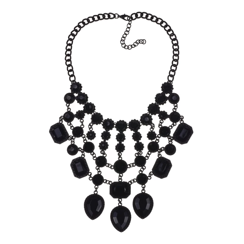 Women Luxury Multicolor Long Necklace Tassel Femme Vintage Maxi Statement Neckalce Pendant Beads Collier Fashion Jewelry | Украшения и