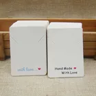 Картонные визитки для сережек 5x7 см, 50 шт.