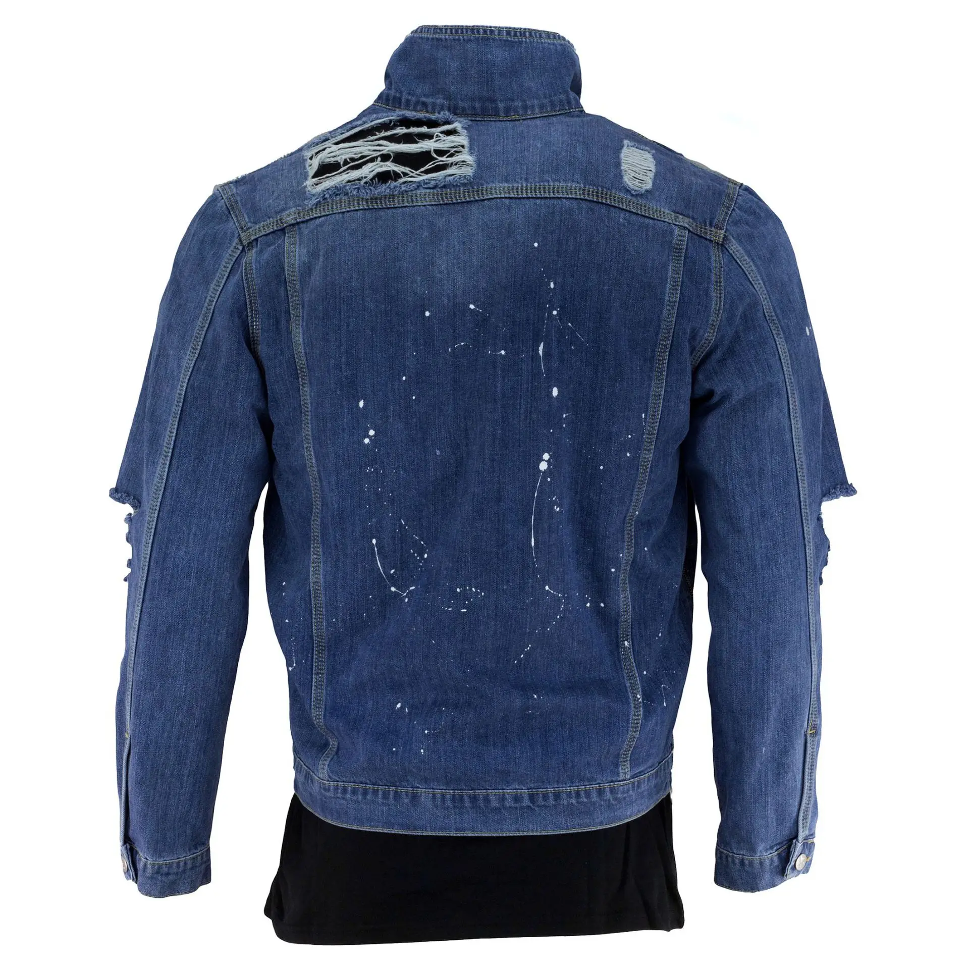 

New patchwork denim jackets men's wear brand jacket new fashion men's denim jackets cotton high-grade top clothes dropshipping