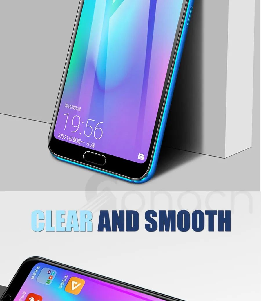 GPNACN полное покрытие из закаленного стекла для Huawei Honor 10 Lite V10 V9 Play Защита экрана для Honor 9 8 Lite защитная пленка