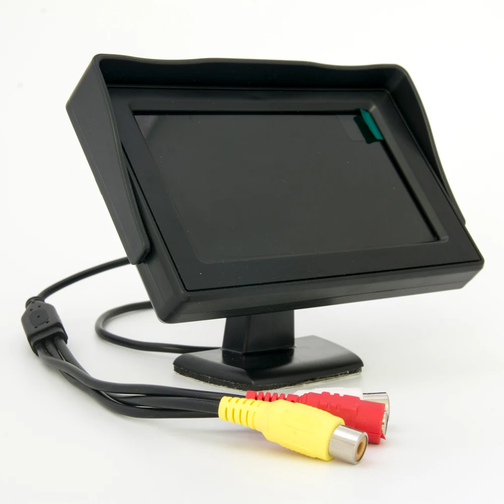 4 3-дюймовый автомобильный зеркальный монитор заднего вида камера CCD Видео