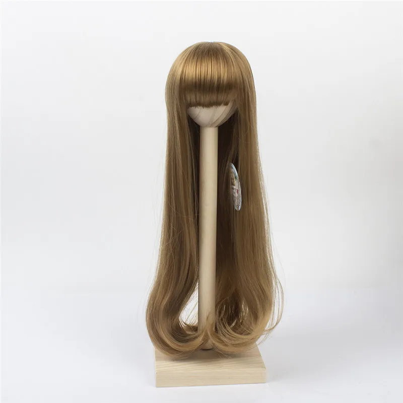 Высококачественный мягкий Шелковый парик для 1/3 1/4 1/6 BJD/SD куклы хаки коричневые парики