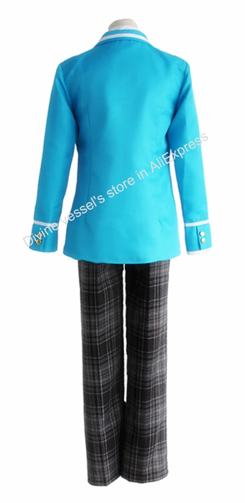 Комплект звезд Мао исара Мужская школьная форма 3-й класс синий галстук |