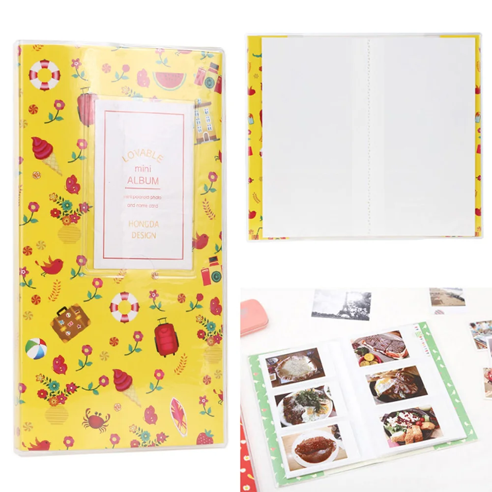 84 Карманы Мини альбом Чехол Контейнер для фотографий 3 дюймовых Interleaf Тип