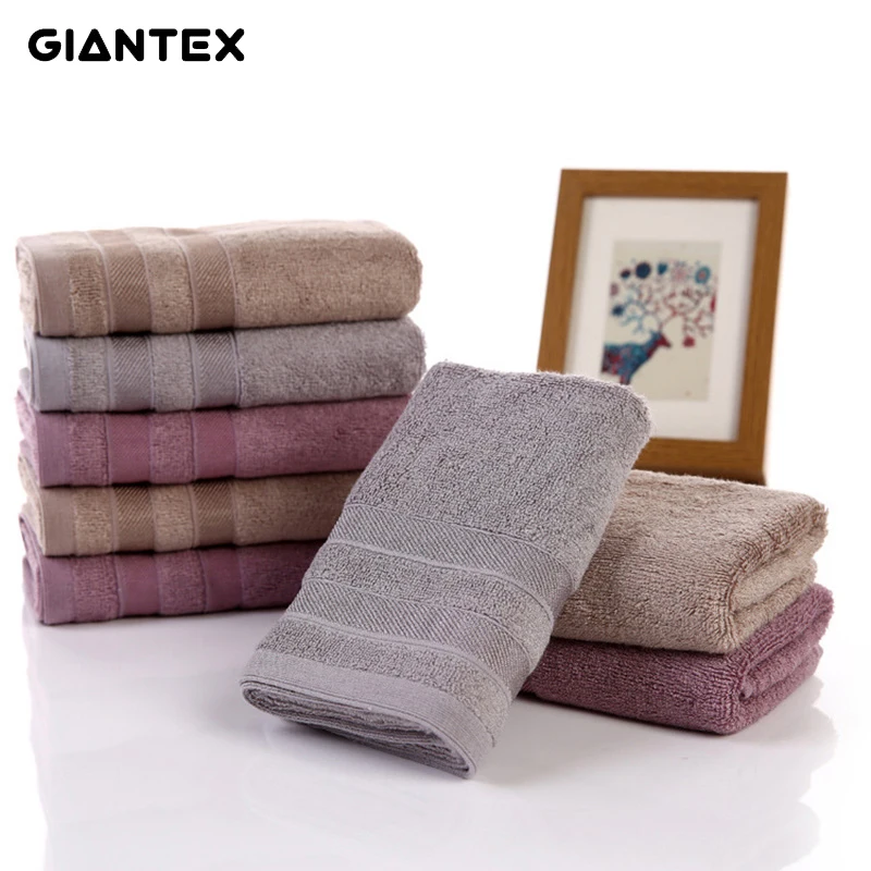 GIANTEX 2 шт бамбуковое волокно полотенце для лица ванная комната супер впитывающие