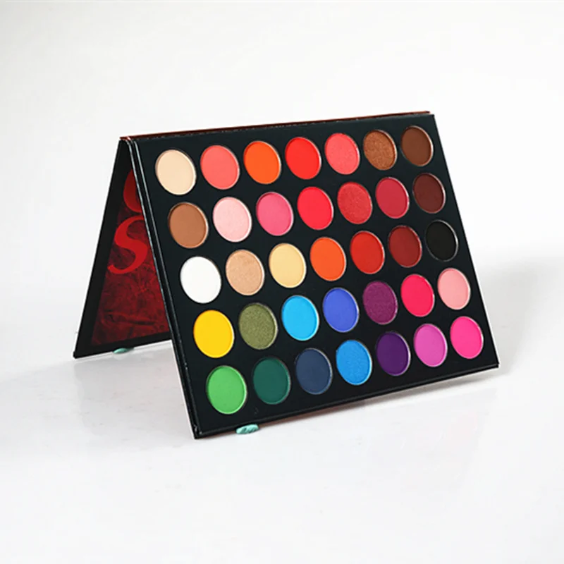 BEAUTY GLAZED макияж 35 цветов James Studio тени для век Матовая Мерцающая натуральная