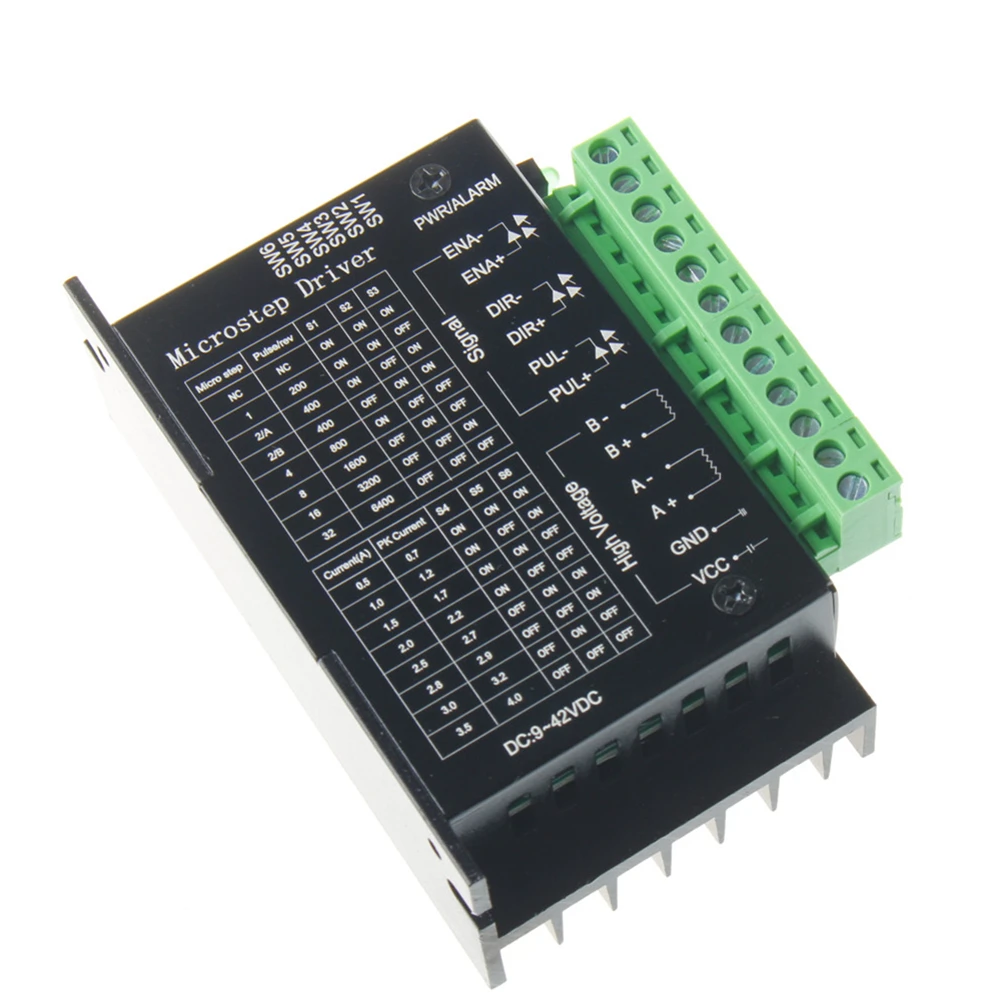 TB6600 4A 9 42VDC 42/57/86 деревообрабатывающий станок шаговый двигатель драйвер 32