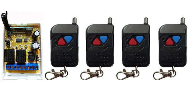 DC12V DC24V 2CH RF беспроводной пульт дистанционного управления реле системы