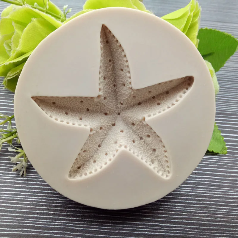 Силиконовая форма для торта с морскими звездами инструменты мастикой рукоделие |