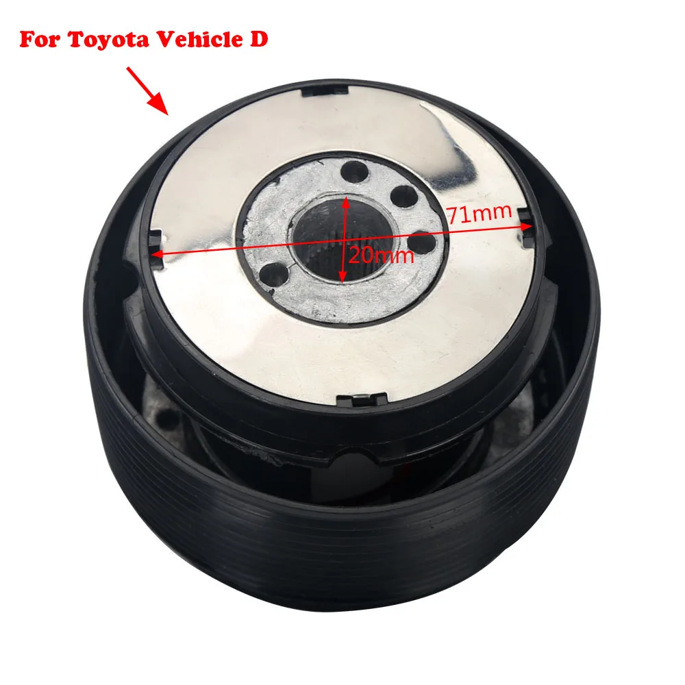 For Toyota Vehicle D Гоночный руль быстроразъемный концентратор адаптер для Honda Acura Toyota Nissan Mitsubishi Mazda Suzuki VWGolf оснастка Выкл Босс Комплект - Цвет: For Toyota Vehicle D