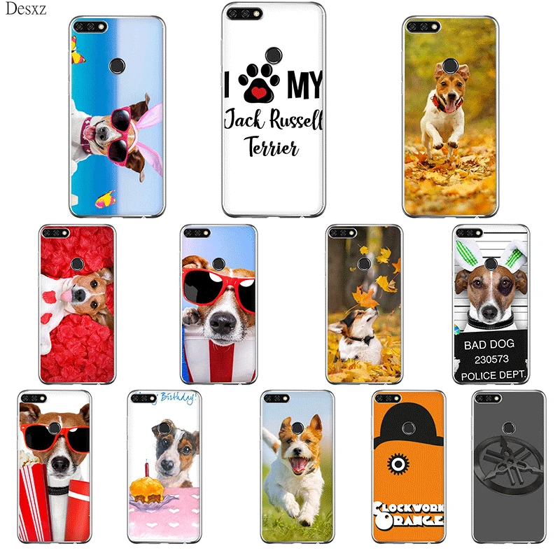 Чехол для телефона Gerleek Jack russeller Dog чехол Huawei Honor 6A 7C 7X 9 10 9lite 7a 2 ГБ 3 Гб 8X Lite Жесткий