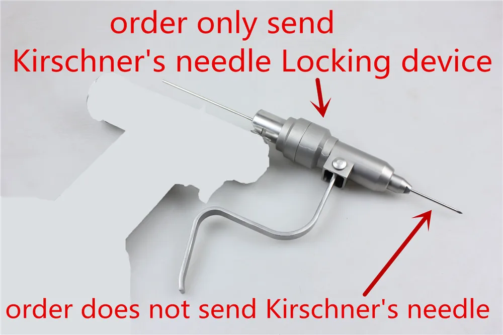 only K needle head Медицинский ортопедический инструмент для маленьких животных, многофункциональное канюлированное сверло для кости, электрическая свинг-пила, полый K игла, интерфейс AO - Цвет: only K needle head
