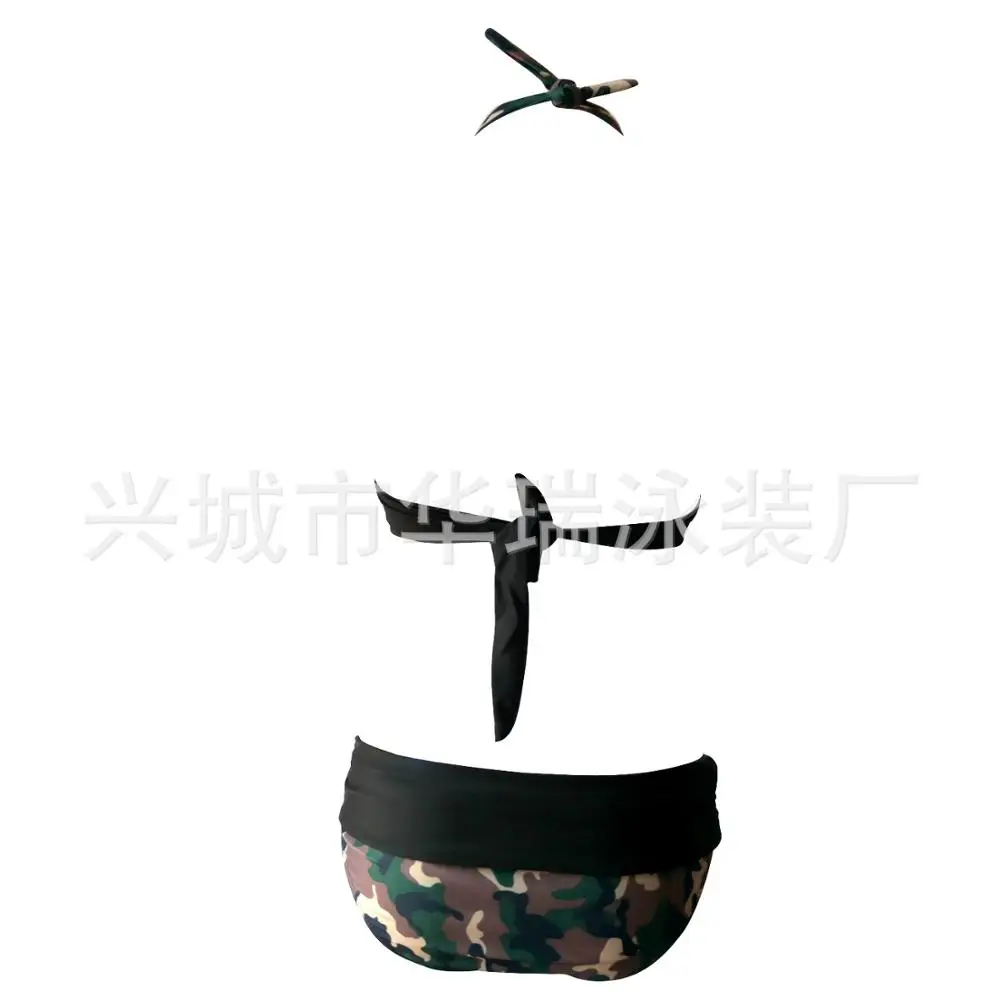 Камуфляжные плавки бикини набор для улицы пляжа бассейна купальный костюм две