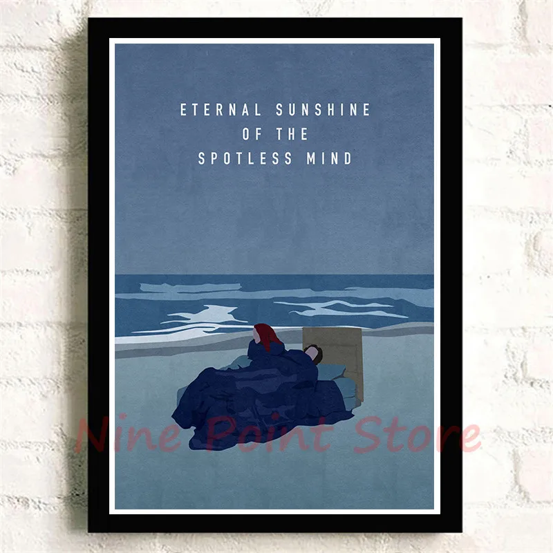 Jim Carrey Eternal Sunshine of the Spotless Mind бумага с покрытием печатает плакат HD изображение украшение дома гостиная бескаркасная - Цвет: Золотой