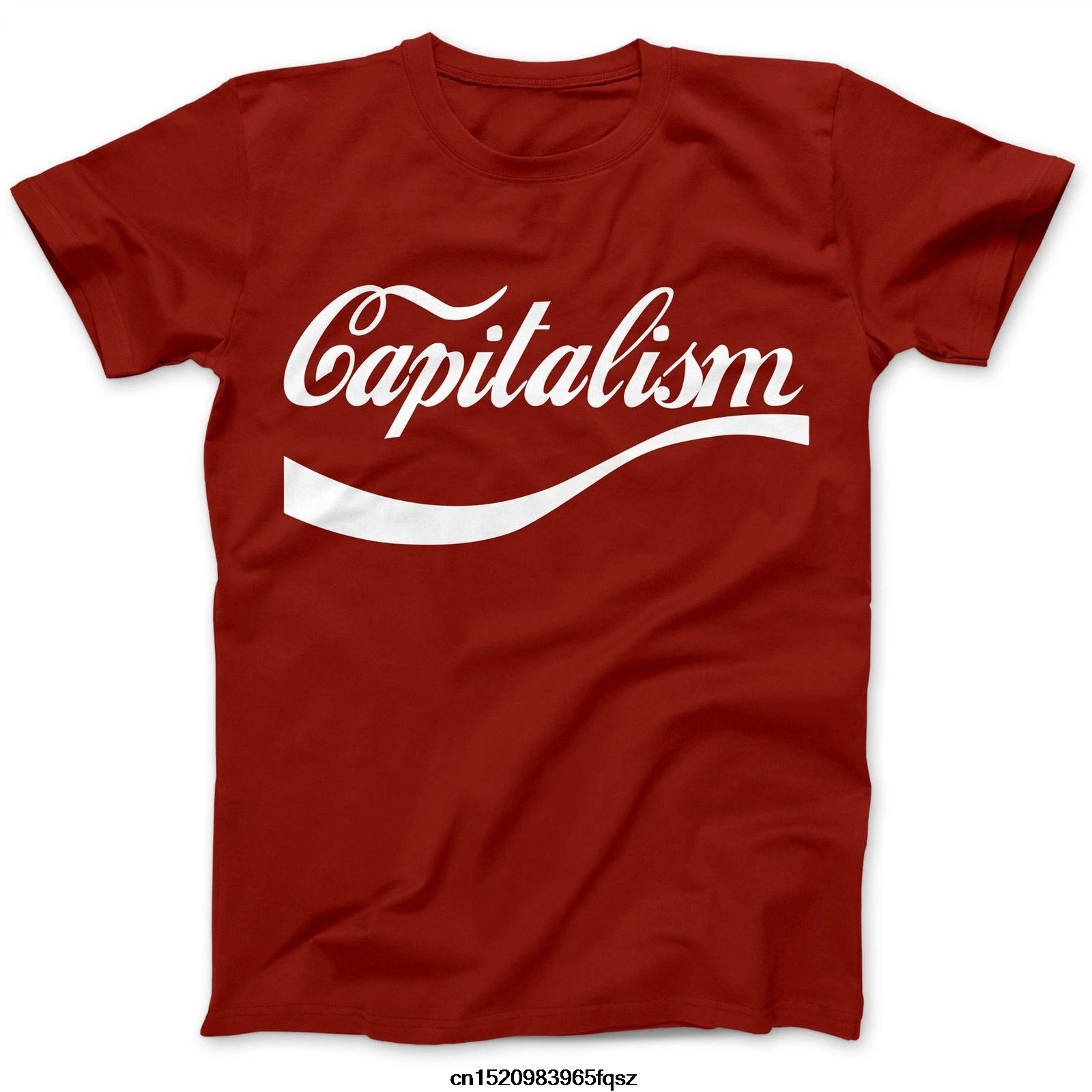Наслаждайтесь футболка Capitalism 100% хлопок высокого качества Карла Маркса социализм