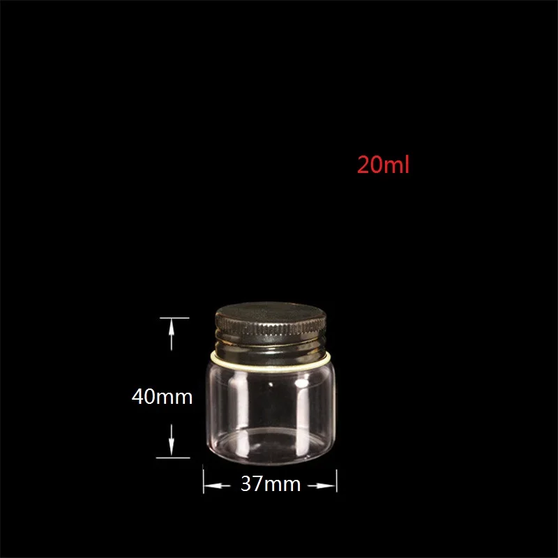 30 x диаметр 37 мм пустые флаконы для образцов прозрачные стеклянные бутылки с