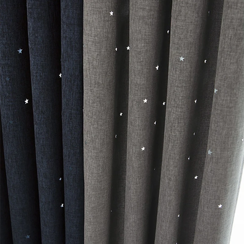 Yatkstile простой затенение полый звезды чистый цвет имитация хлопкового белья