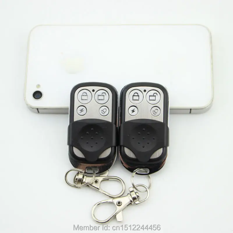 Бесплатная доставка 433 МГЦ беспроводные брелки для ключей металлический пульт