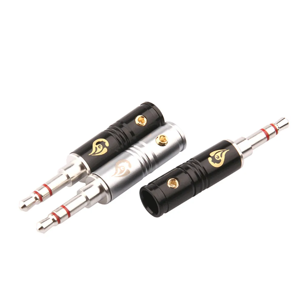 HiFi наушники адаптер 3,5 мм аудио разъем палладиевая вилка DIY HiFi 3,5 мм стерео наушники ремонт припоя провода разъем Вилки
